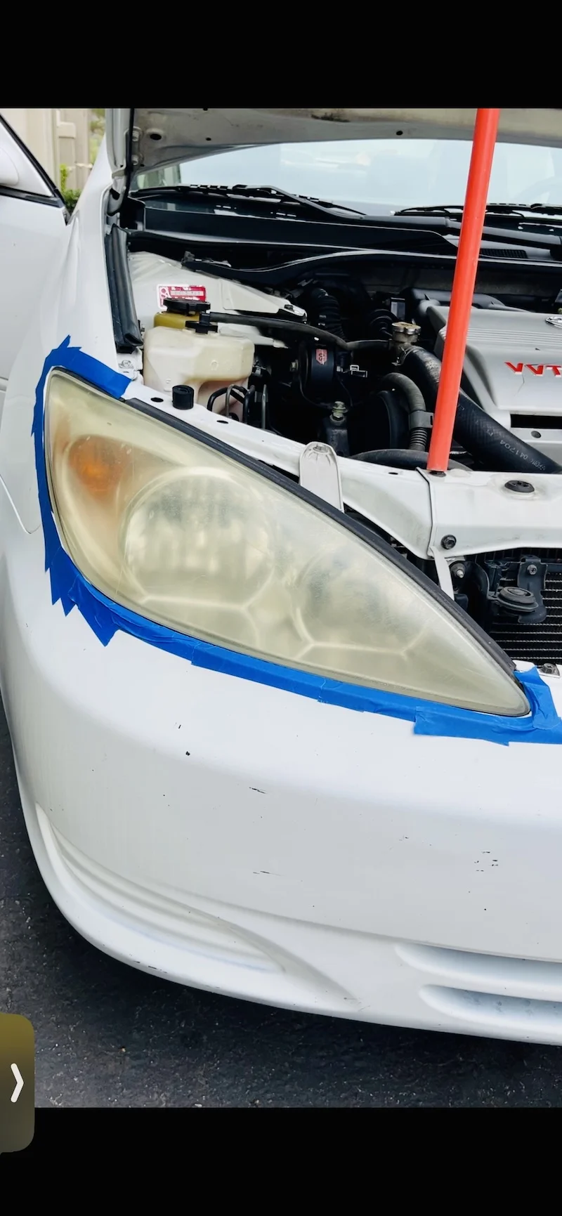 Before - Before and after Headlight Restoration in Chatsworth, CA